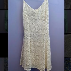 White lace dress